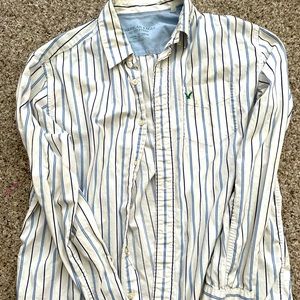 American Eagle Size M striped button down